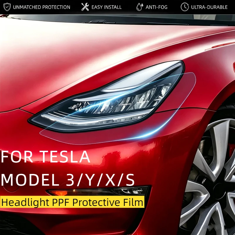 Pre-Cut Clear TPU PPF Headlight & Mirror Protective Film For Tesla Model 3 Y X S 2020-2023 Anti-Scratch Car Exterior Accessories
Pre-Cut Clear TPU PPF Headlight & Mirror Protective Film For Tesla Model 3 Y X S 2020-2023 Anti-Scratch Car Exterior Accessories