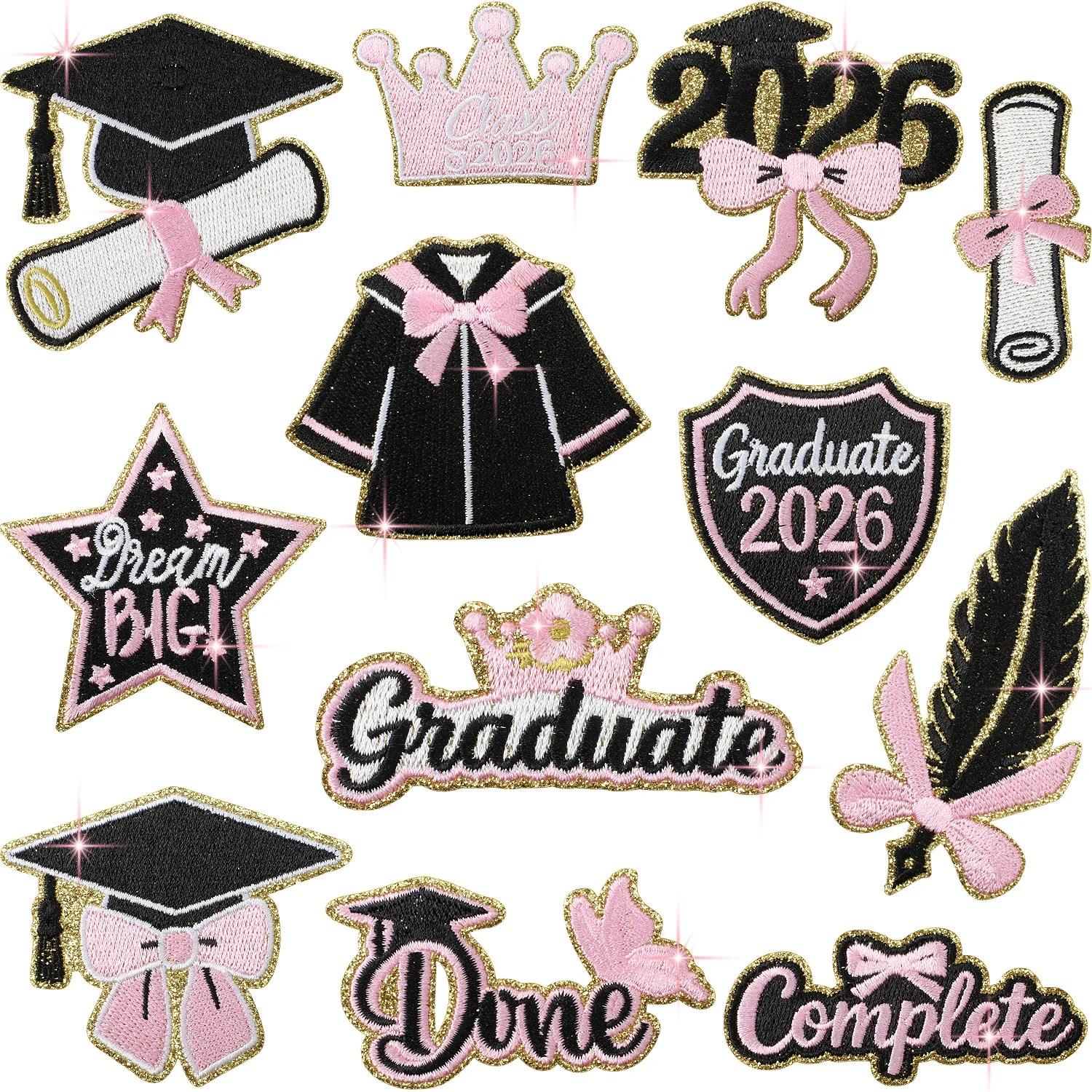 The Future Is Bright Graduation Season Embroidery Patches Cloth Sticker Clothes Decoration Commemorative Test Paper Embroidery
The Future Is Bright Graduation Season Embroidery Patches Cloth Sticker Clothes Decoration Commemorative Test Paper Embroidery