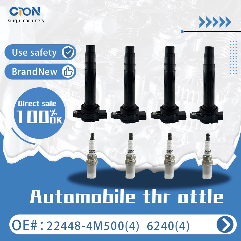 a set of Xingji 4 Ignition Coil Packs and Spark Plugs For Nissan Primera Almera Sentra #22448-4M500 And #6240
a set of Xingji 4 Ignition Coil Packs and Spark Plugs For Nissan Primera Almera Sentra #22448-4M500 And #6240