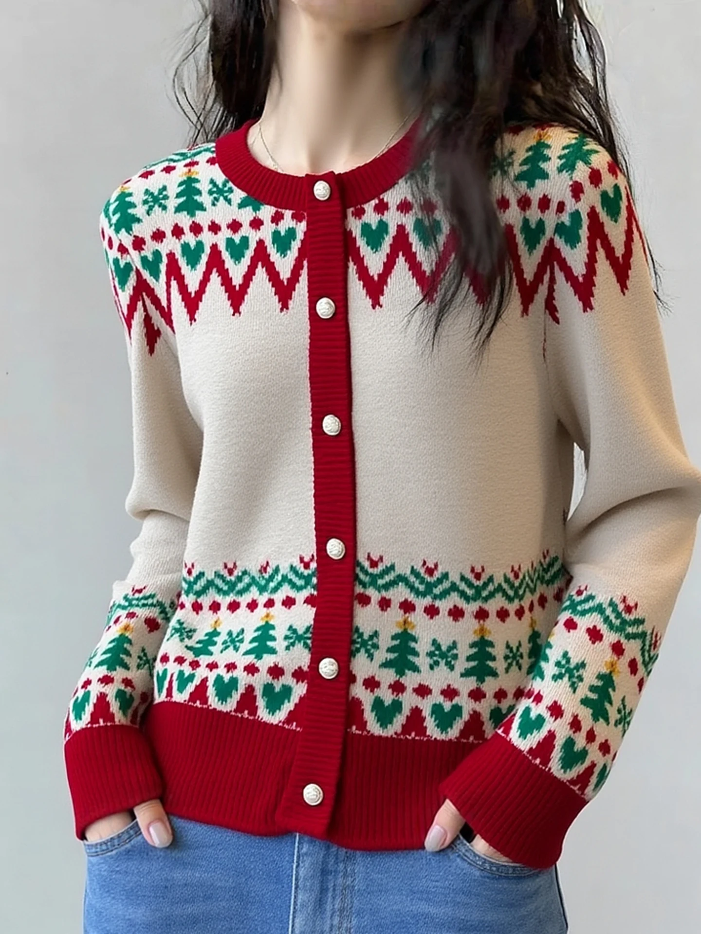 Winter Cisas Knitted Open Cardigan Women's Long Sve Loose White Design Sensation Anti-Aging Sweater Jaet Korean Sle
Winter Cisas Knitted Open Cardigan Women's Long Sve Loose White Design Sensation Anti-Aging Sweater Jaet Korean Sle