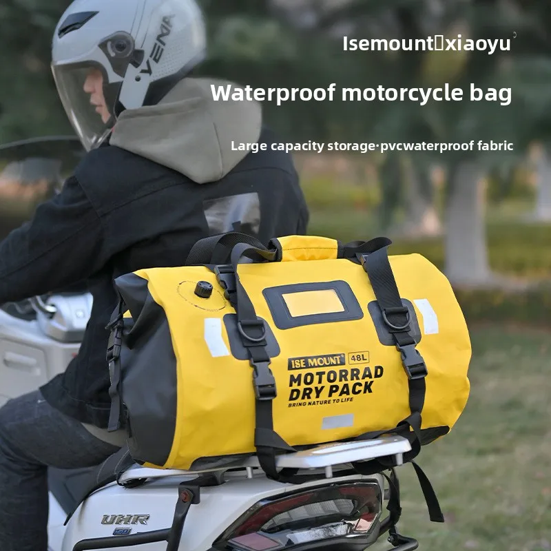 66L 48L Motorcycle Waterproof Tail Bag Travel Outdoor Dry Luggage Roll Pack Bag Motorbike Luggage Backpack Motorcycle Seat Bag
66L 48L Motorcycle Waterproof Tail Bag Travel Outdoor Dry Luggage Roll Pack Bag Motorbike Luggage Backpack Motorcycle Seat Bag