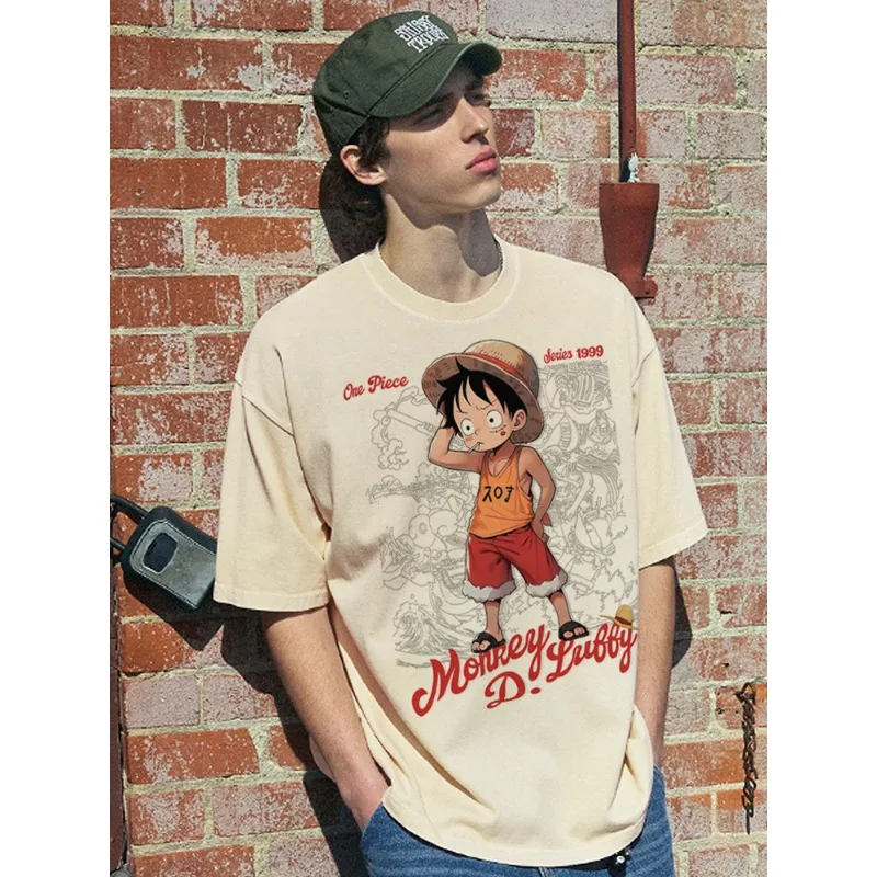 Q Version of Nika Luffy Animation T-shirt Pure Cotton Round Neck Printing Short Sleeve Men's and Women's Summer Tide Half Sleeve
Q Version of Nika Luffy Animation T-shirt Pure Cotton Round Neck Printing Short Sleeve Men's and Women's Summer Tide Half Sleeve