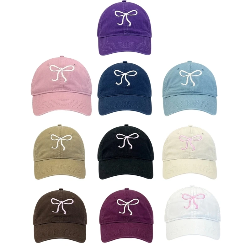 Fashion Embroidery Bows Baseball Hat for Girls Long Brims Soft Baseball Hat Teens Sunproof Peaked Hat Adjustable Sun Hat
Fashion Embroidery Bows Baseball Hat for Girls Long Brims Soft Baseball Hat Teens Sunproof Peaked Hat Adjustable Sun Hat