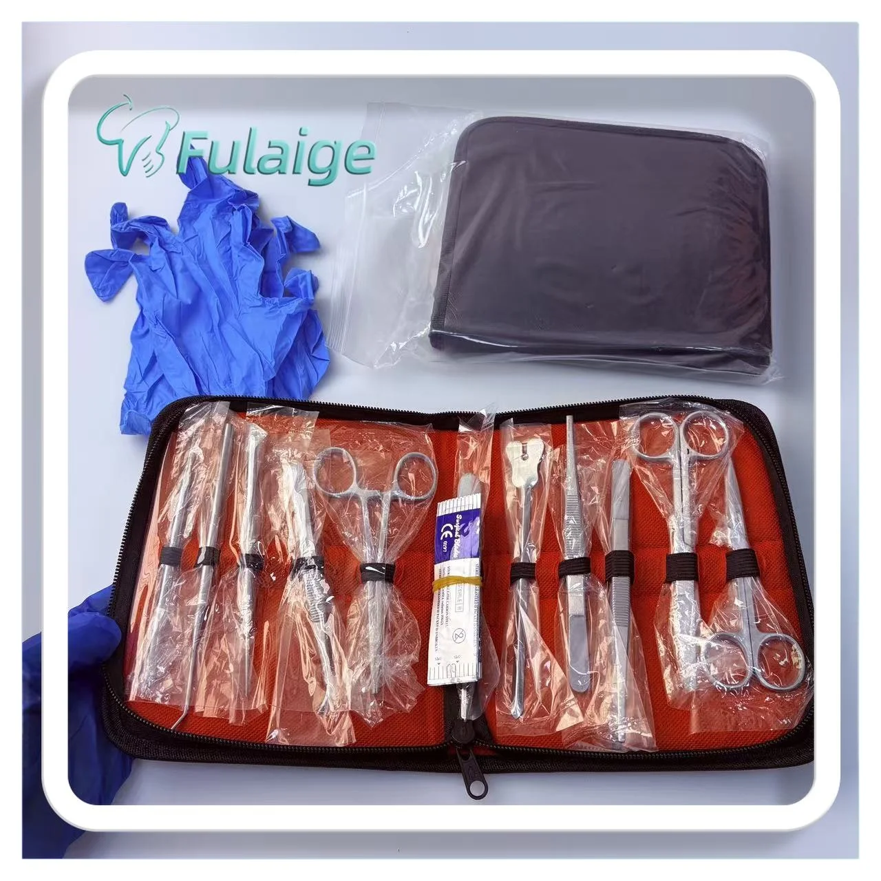 22Pcs Medical Dental Suture Practice Kit Stainless Steel Dissecting Tools Scalpel Scissors Tweezers for Surgery Lab
22Pcs Medical Dental Suture Practice Kit Stainless Steel Dissecting Tools Scalpel Scissors Tweezers for Surgery Lab