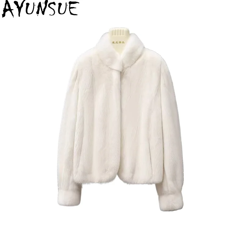 AYUSNUE Luxury Natural Mink Fur Coat Women Winter Clothes Whole Mink Real Fur Womens Coat Stand Collar New in Coats Шуба Женская
AYUSNUE Luxury Natural Mink Fur Coat Women Winter Clothes Whole Mink Real Fur Womens Coat Stand Collar New in Coats Шуба Женская