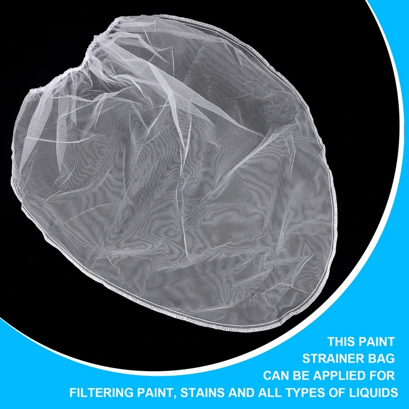 20 Pack Strainer Bag, 5 Gallon Paint Strainer with Elastic Top Opening White Fine Mesh Filters Bag for Paint Gardening-A42I
20 Pack Strainer Bag, 5 Gallon Paint Strainer with Elastic Top Opening White Fine Mesh Filters Bag for Paint Gardening-A42I