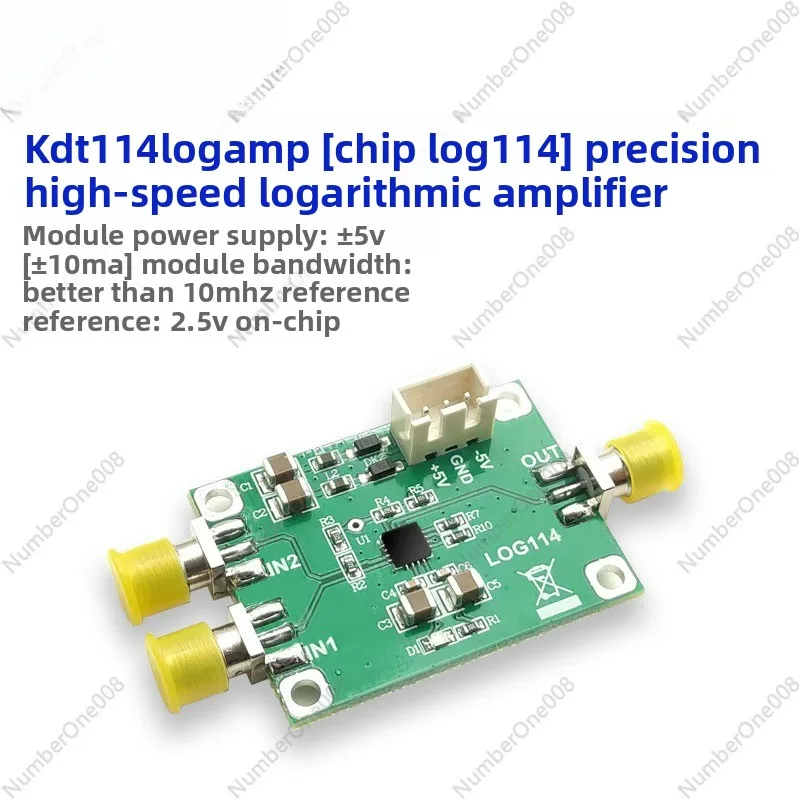LOG114 Logarithmic Amplifier IC, Wide Dynamic Range Photodiode Signal Conditioner, EDFA Optical Power Detector, High-Speed