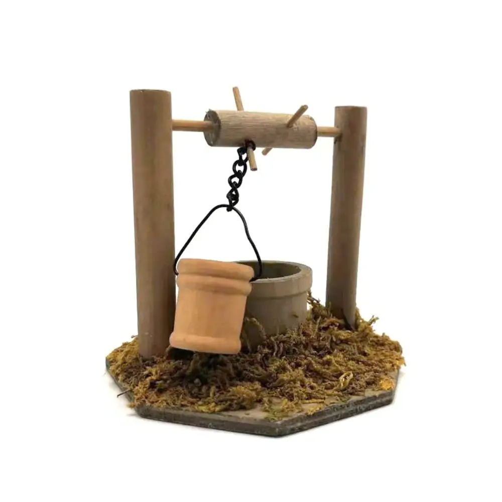 1/12 Scale Miniature Manger Figurine Wood Scene Model Dollhouse Well Latrine Micro Landscape Fairy Garden Ornament
1/12 Scale Miniature Manger Figurine Wood Scene Model Dollhouse Well Latrine Micro Landscape Fairy Garden Ornament