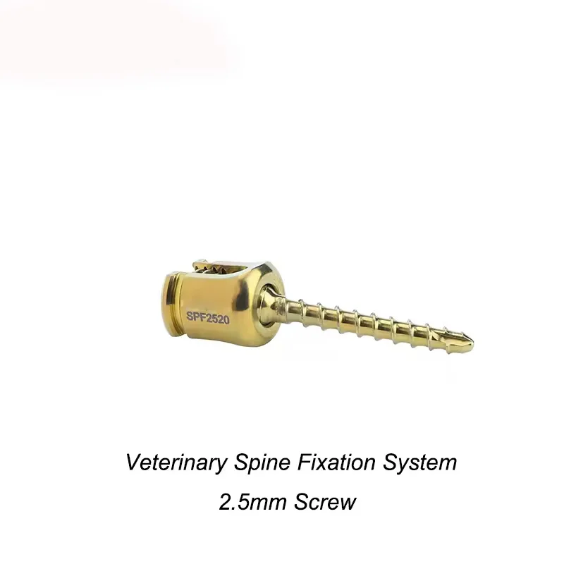 2.5mm pedicle screw Veterinary Spine Fixation System veterinary orthopedic equipments instruments
2.5mm pedicle screw Veterinary Spine Fixation System veterinary orthopedic equipments instruments