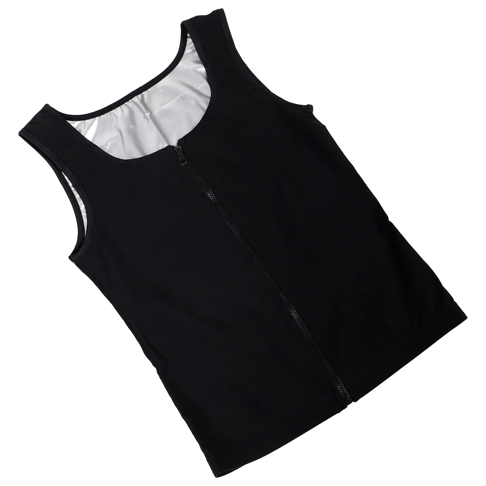 Men Sweat Vest Zip Up Compression Workout Tank Top Waist Trainer Enhancing Vest Running Fitness Sauna Shirt Quick Dry Sports
Men Sweat Vest Zip Up Compression Workout Tank Top Waist Trainer Enhancing Vest Running Fitness Sauna Shirt Quick Dry Sports