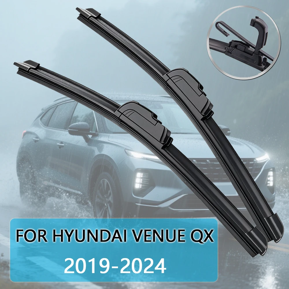 For Hyundai Venue QX 2019-2024 Size 24"+18" Car Wiper Blade Front Wipers Fit U Hook Arm Windscreen Auto KOSOO Wiper Blade
For Hyundai Venue QX 2019-2024 Size 24"+18" Car Wiper Blade Front Wipers Fit U Hook Arm Windscreen Auto KOSOO Wiper Blade