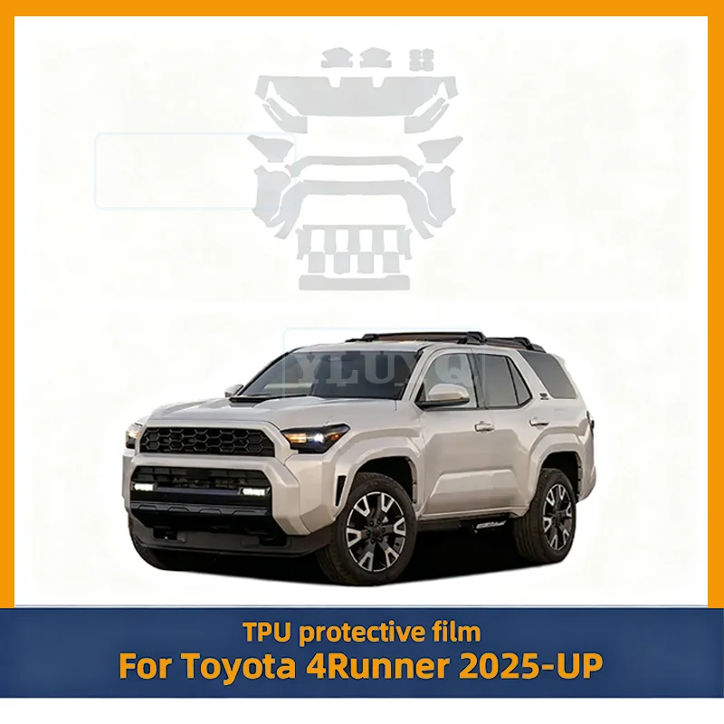For Toyota 4Runner 2025-up Car Precut Paint Protection Film Front Bumper Anti-scratch Exterior TPU PPF Transparent
For Toyota 4Runner 2025-up Car Precut Paint Protection Film Front Bumper Anti-scratch Exterior TPU PPF Transparent