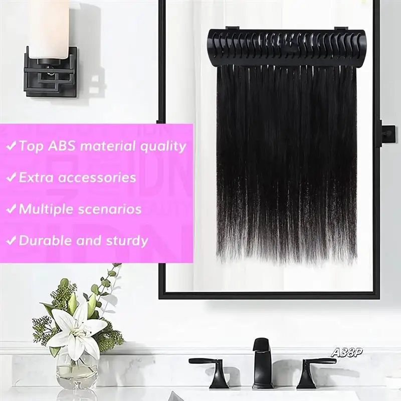 Hair Extension Holder Stand For Styling, 4 Installation Modes With Tool, Hair Extension Holder Designed For Washing
Hair Extension Holder Stand For Styling, 4 Installation Modes With Tool, Hair Extension Holder Designed For Washing