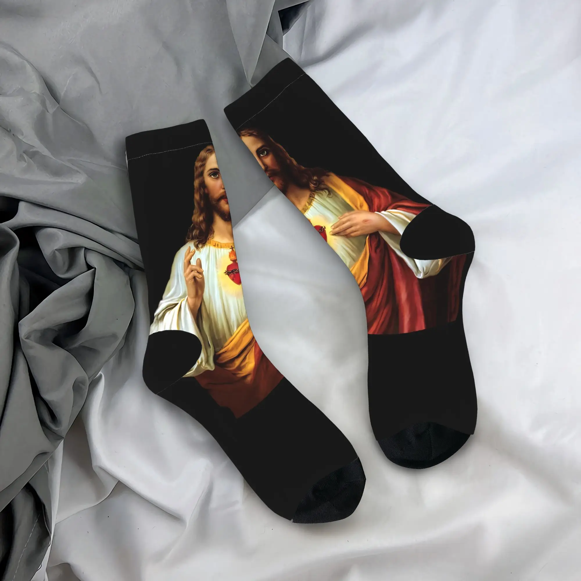 Sacred Heart of Jesus Catholic Traditional Socks Winter Stockings Unisex Men Breathable Socks Running Sports Anti-Slip Socks
Sacred Heart of Jesus Catholic Traditional Socks Winter Stockings Unisex Men Breathable Socks Running Sports Anti-Slip Socks