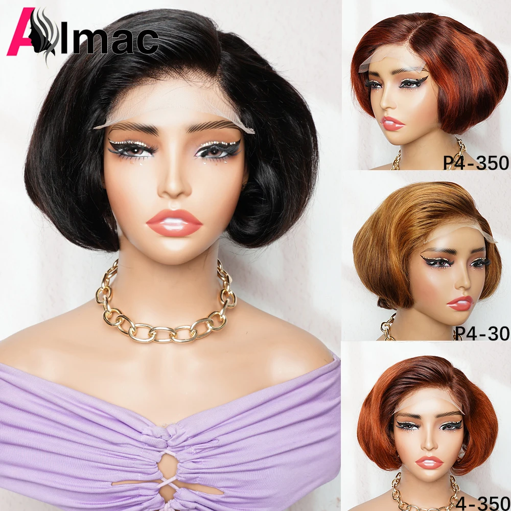 350% Density 5x5 Lace Front Human Hair Wig P430 Colored Curly Short Pixie Cut Wigs Transparent Lace Pre-Plucked Wig for Women
350% Density 5x5 Lace Front Human Hair Wig P430 Colored Curly Short Pixie Cut Wigs Transparent Lace Pre-Plucked Wig for Women
