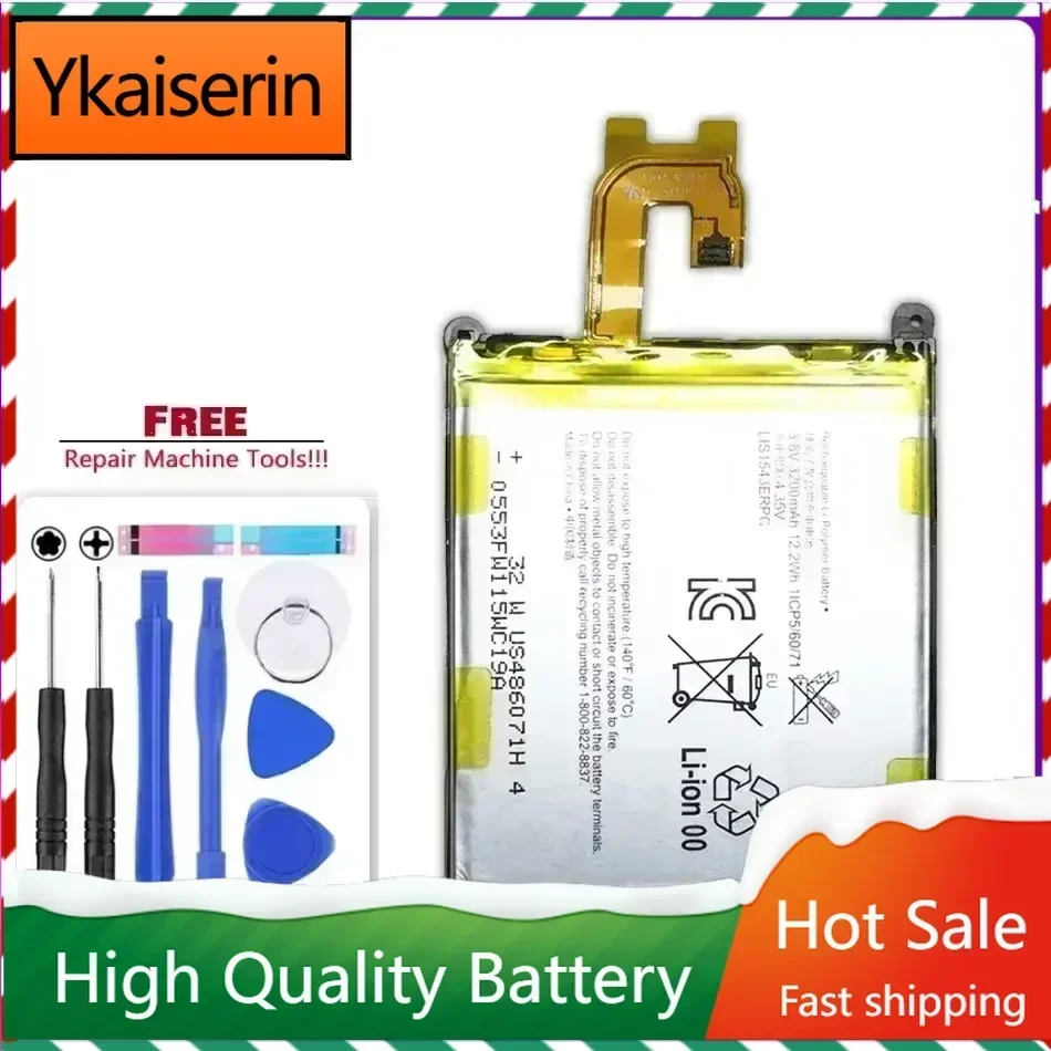 Сменный аккумулятор для SONY Xperia Z2 L50w Sirius SO-03 D6503 D6502 LIS1543ERPC, аккумуляторная батарея для телефона, гарантия 3200 мАч
Сменный аккумулятор для SONY Xperia Z2 L50w Sirius SO-03 D6503 D6502 LIS1543ERPC, аккумуляторная батарея для телефона, гарантия 3200 мАч