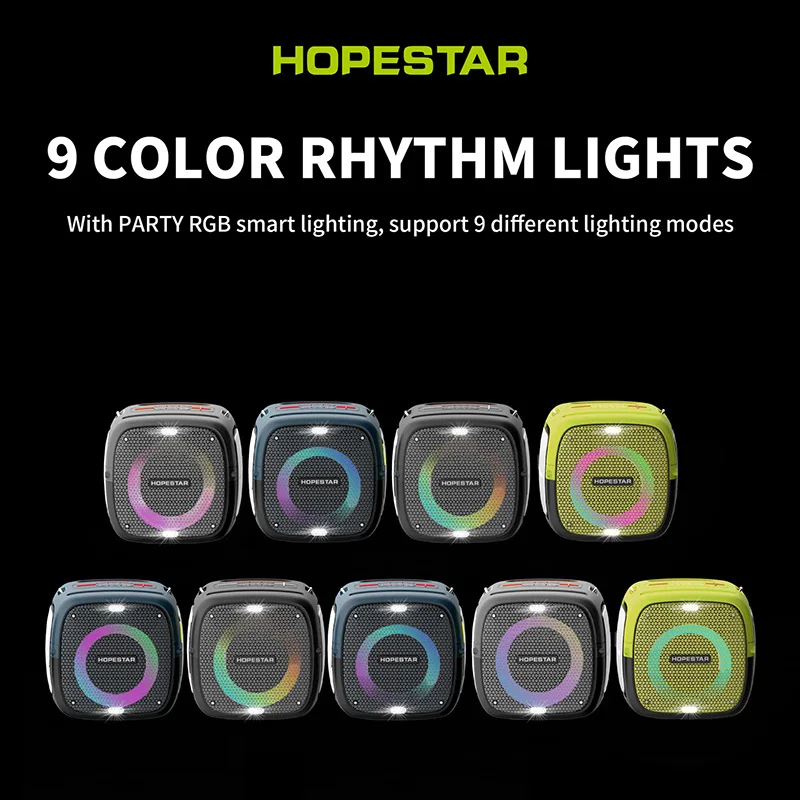 Outdoor K song bluetooth speaker bluetooth sound high power convenient home mini dazzle color sound
Outdoor K song bluetooth speaker bluetooth sound high power convenient home mini dazzle color sound