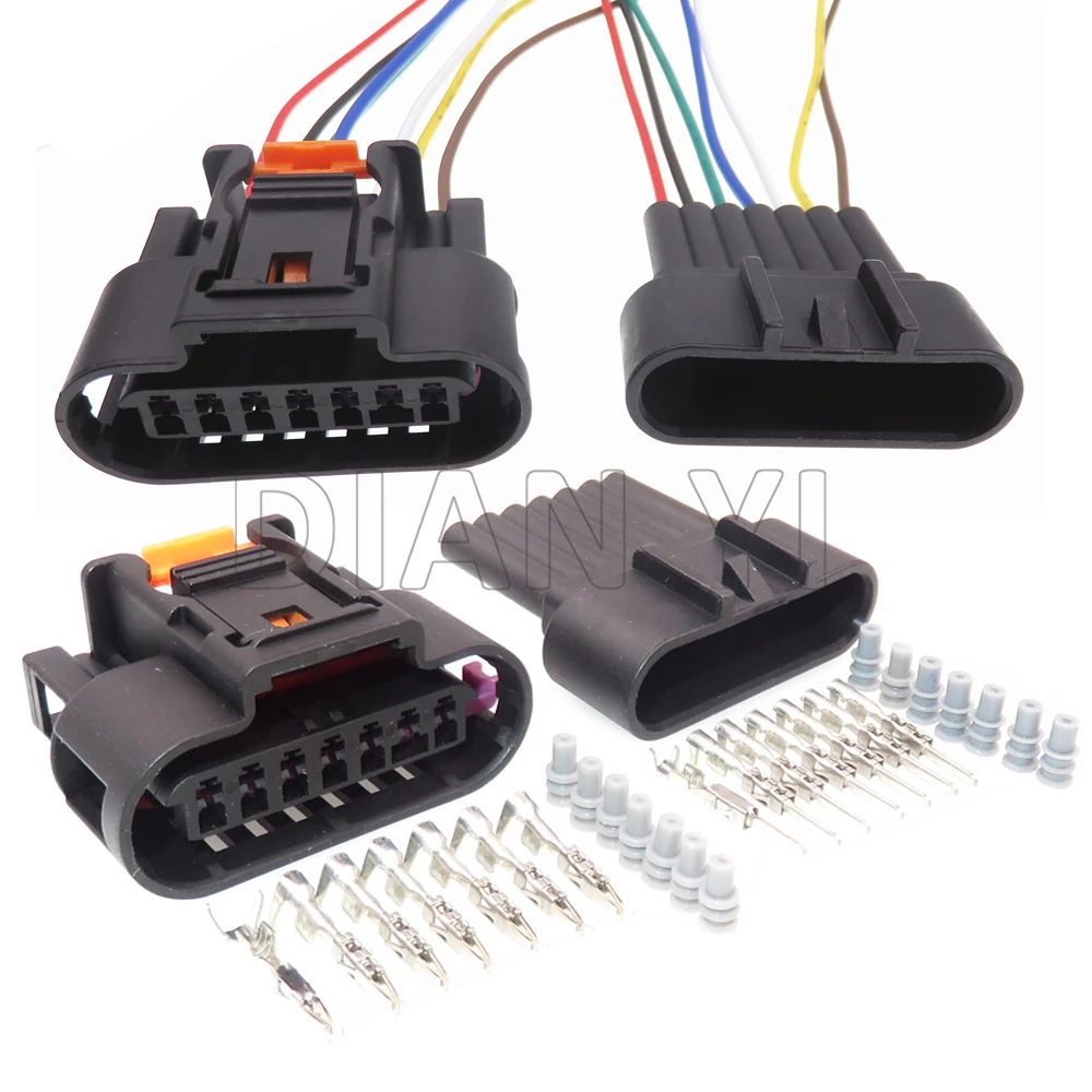 1 Set 7 Way Starter PP10000888 Car Ignition Coil Sealed Sockets Auto Cable Plastic Housing Connector With Cables 1930-0958
1 Set 7 Way Starter PP10000888 Car Ignition Coil Sealed Sockets Auto Cable Plastic Housing Connector With Cables 1930-0958