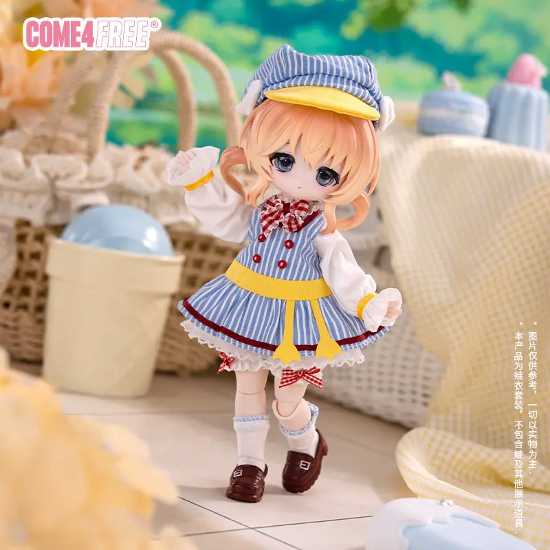 New Come4free Bjd Doll Clothes For Bonnie Bunny Striped Dress Set Daily Wear Outfit With Hat Bow Clothing Cute Style Set
New Come4free Bjd Doll Clothes For Bonnie Bunny Striped Dress Set Daily Wear Outfit With Hat Bow Clothing Cute Style Set