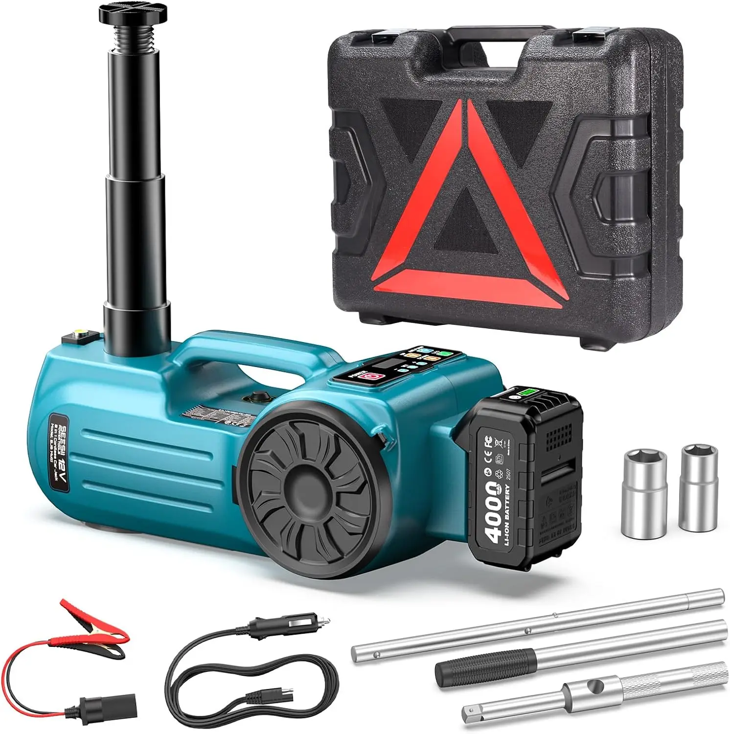 Electric Cordless Car Jack: 5Ton 21V Battery Hydraulic Car Jack with Built-in Tire Inflator
Electric Cordless Car Jack: 5Ton 21V Battery Hydraulic Car Jack with Built-in Tire Inflator