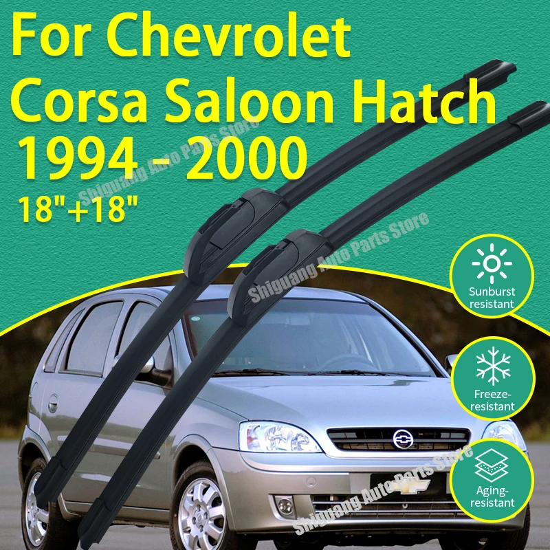 Front Silicone Coating Wipers for Chevrolet Corsa Saloon Hatch 1994 - 2000 Car Wiper Windshield Windscreen Blades Accessories
Front Silicone Coating Wipers for Chevrolet Corsa Saloon Hatch 1994 - 2000 Car Wiper Windshield Windscreen Blades Accessories
