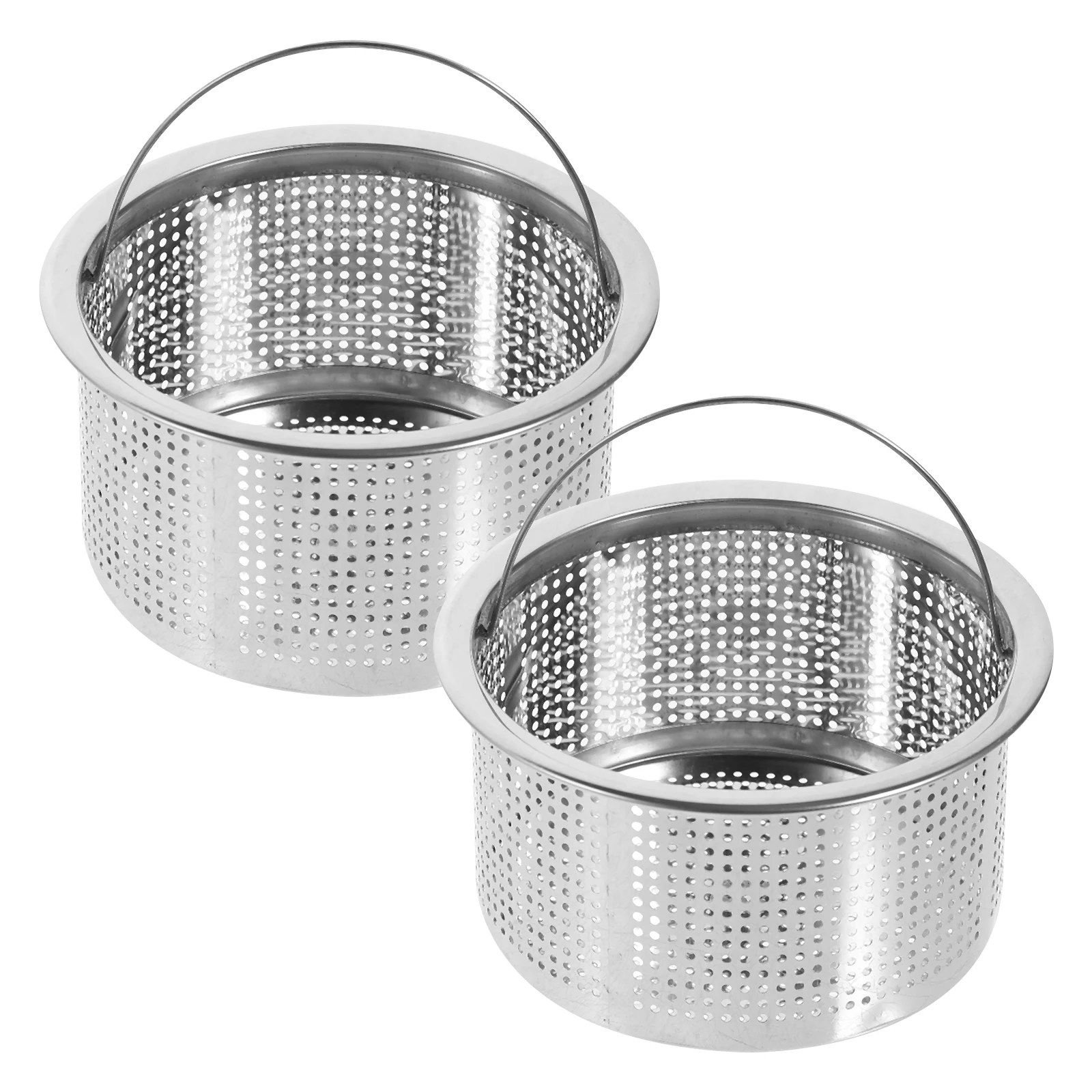 2 Pcs Kitchen Sink Filter Basket Strainer Drain Anti-clogging Stainless Steel Strainers Metal
2 Pcs Kitchen Sink Filter Basket Strainer Drain Anti-clogging Stainless Steel Strainers Metal