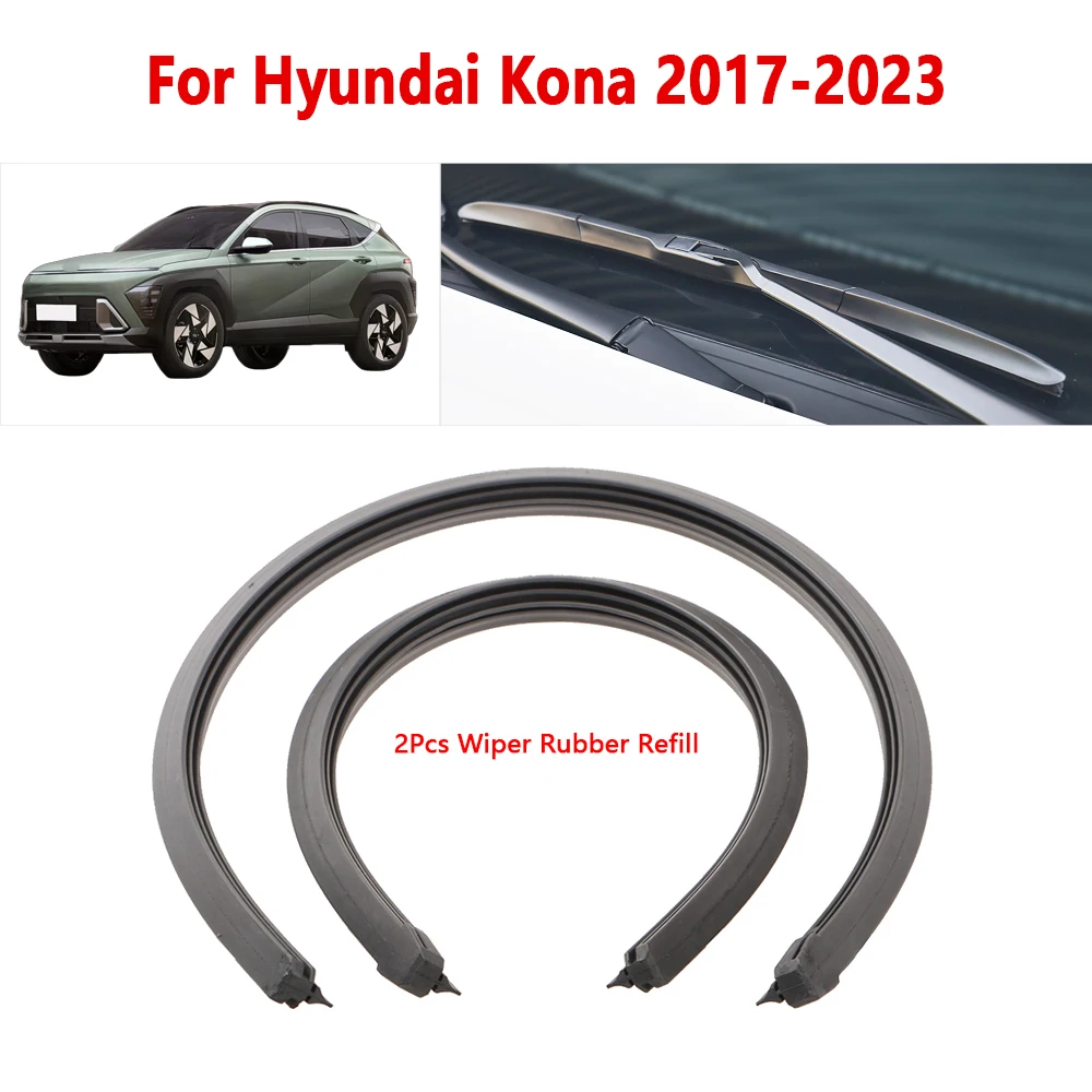 For Hyundai Kona 2017 2018 2019 2020 2021 2022 2023 Wiper Refill Rubber Strip 16" 26" Car Wiper Accessories 1Pair
For Hyundai Kona 2017 2018 2019 2020 2021 2022 2023 Wiper Refill Rubber Strip 16" 26" Car Wiper Accessories 1Pair