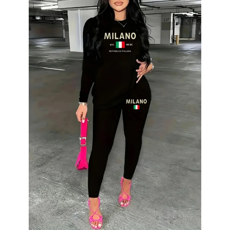 Женская повседневная свободная футболка с длинными рукавами и брюками с креативным принтом, комплект из двух предметов на весну, осень и зиму
Женская повседневная свободная футболка с длинными рукавами и брюками с креативным принтом, комплект из двух предметов на весну, осень и зиму