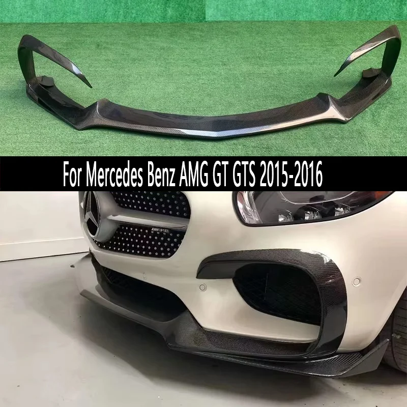 Для Mercedes Benz AMG GT GTS 2015-2016 передний бампер автомобиля из углеродного волокна, передняя губа, диффузор, передний спойлер на подбородок, автозапчасти 
Для Mercedes Benz AMG GT GTS 2015-2016 передний бампер автомобиля из углеродного волокна, передняя губа, диффузор, передний спойлер на подбородок, автозапчасти