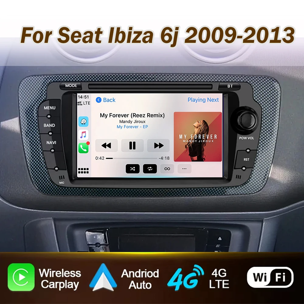Android Auto Player For Seat Ibiza 6j 2009 2010 2011-2013 Carplay Car Radio Multimedia Player GPS Stereo Autoradio Head Unit 5G
Android Auto Player For Seat Ibiza 6j 2009 2010 2011-2013 Carplay Car Radio Multimedia Player GPS Stereo Autoradio Head Unit 5G