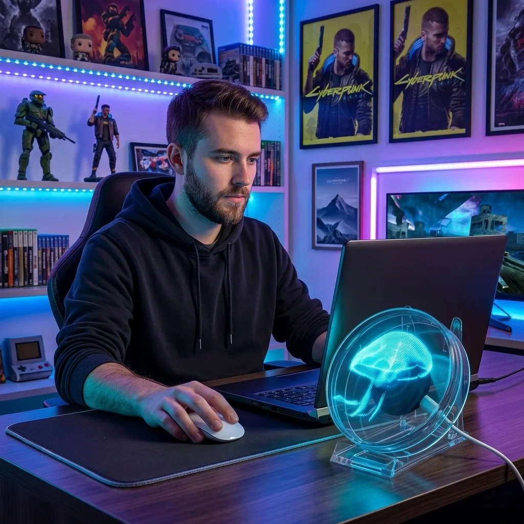 3D Hologram Fan, 4.7in Christmas Compact Hologram Fan Projector - Diverse Display Modes & Light Source For Festive Desktop Decor
3D Hologram Fan, 4.7in Christmas Compact Hologram Fan Projector - Diverse Display Modes & Light Source For Festive Desktop Decor