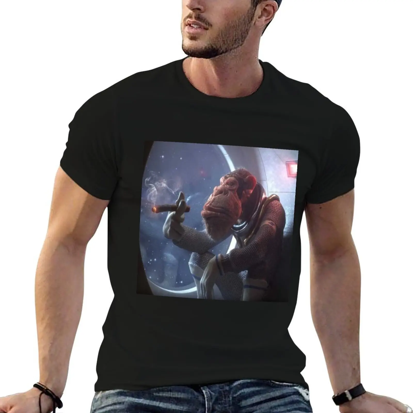 Astronaut Monkey Smoking a Cigar in Space T-Shirt cotton t shirt man man t shirt heavy cotton anime t shirts oversize T-shirt
Astronaut Monkey Smoking a Cigar in Space T-Shirt cotton t shirt man man t shirt heavy cotton anime t shirts oversize T-shirt
