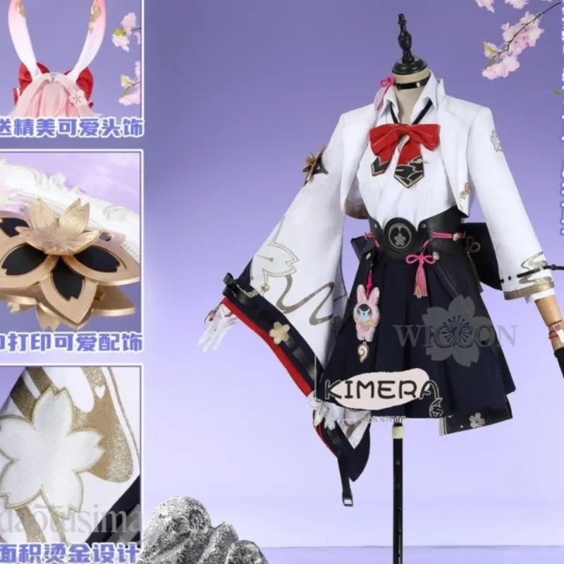 Adulto sexys outfits Evanescia Costume disfraz mujer Japanese Kawaii School Uniform JK Dress Bow Rabbit Furry косплей
Adulto sexys outfits Evanescia Costume disfraz mujer Japanese Kawaii School Uniform JK Dress Bow Rabbit Furry косплей
