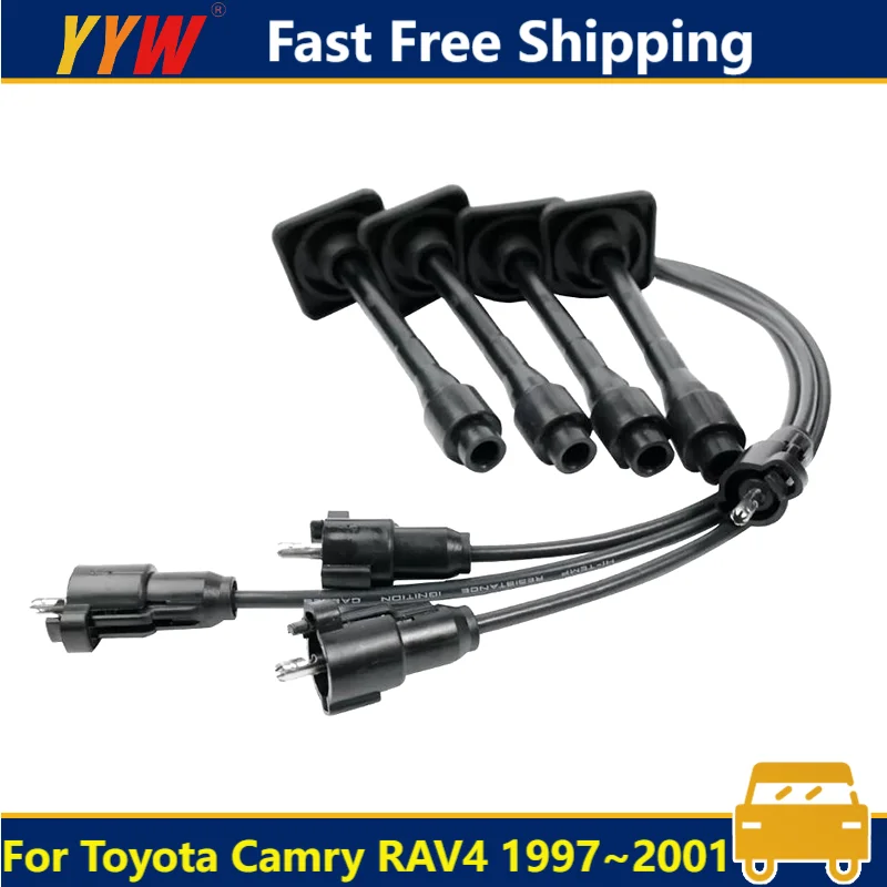 Set Of 4 Spark Plug Wires For Toyota Camry Solara Rav4 TE58 1997~2001 2.0L 90919-22400 1998 1999 2000
Set Of 4 Spark Plug Wires For Toyota Camry Solara Rav4 TE58 1997~2001 2.0L 90919-22400 1998 1999 2000