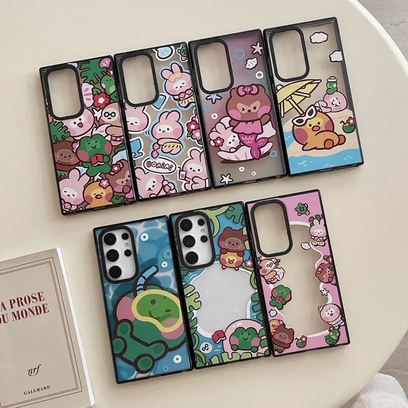 Cartoon Summer Diving Acrylic Black Border Case for Samsung Galaxy S25 + Plus S24 S23 Ultra S25U Protective Case
Cartoon Summer Diving Acrylic Black Border Case for Samsung Galaxy S25 + Plus S24 S23 Ultra S25U Protective Case