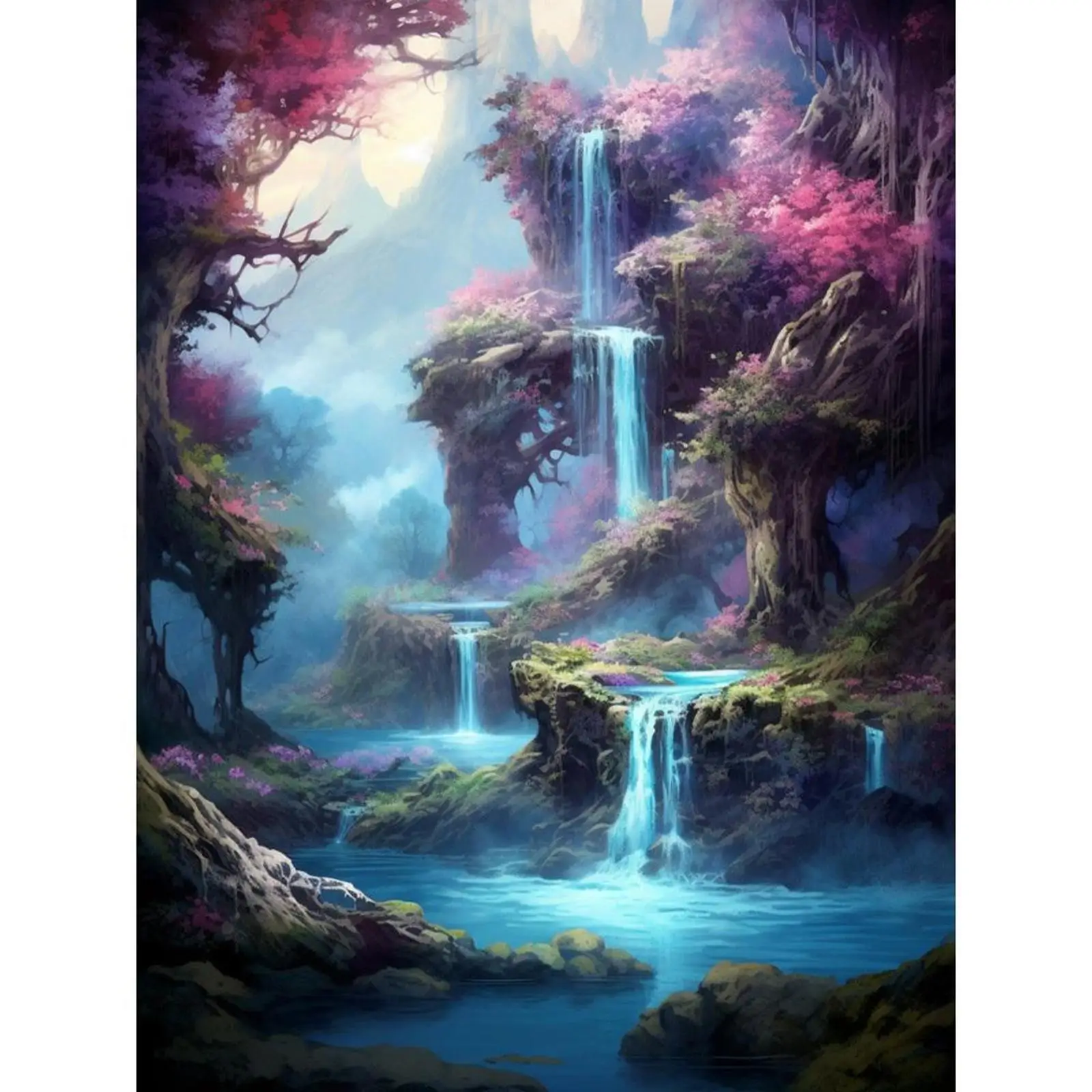 5D DIY Full Round Drill Diamond Painting Waterfall Views Kit Home Decor 30x40cm (D)
5D DIY Full Round Drill Diamond Painting Waterfall Views Kit Home Decor 30x40cm (D)