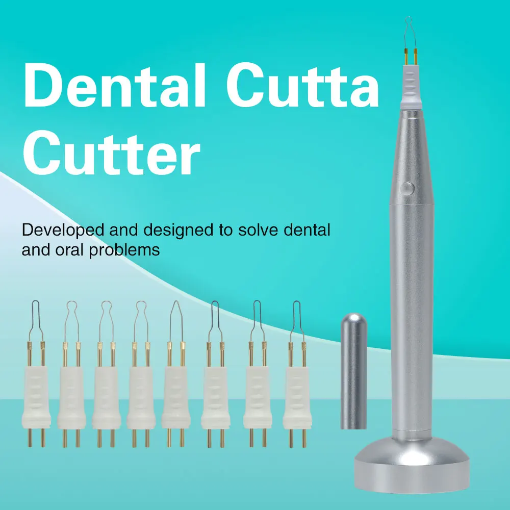MBM Dental Gutta Percha Cutter with 8 Tips, Metal Cordless Cutter for Cutting and Melting Gutta Percha Points
MBM Dental Gutta Percha Cutter with 8 Tips, Metal Cordless Cutter for Cutting and Melting Gutta Percha Points