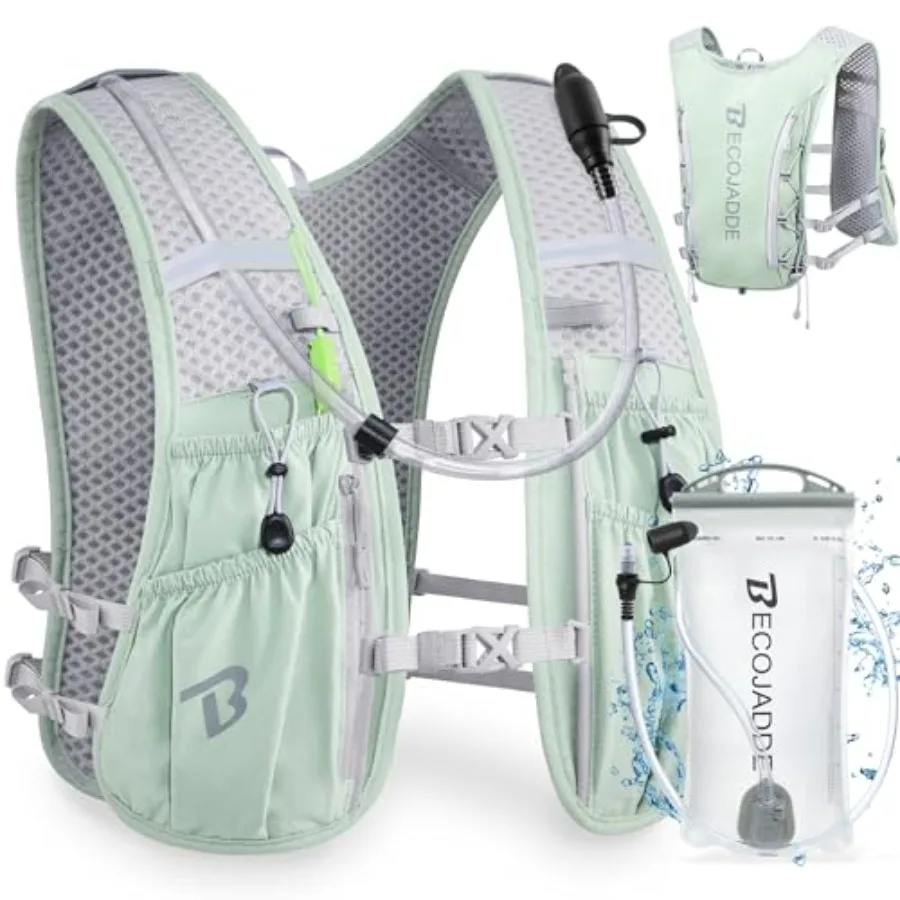 Running Vest Hydration Backpack for Men Women, Lightweight Backpack Hydration Pack for Marathon, Trail, Cycling, Hiking, Joggin
Running Vest Hydration Backpack for Men Women, Lightweight Backpack Hydration Pack for Marathon, Trail, Cycling, Hiking, Joggin
