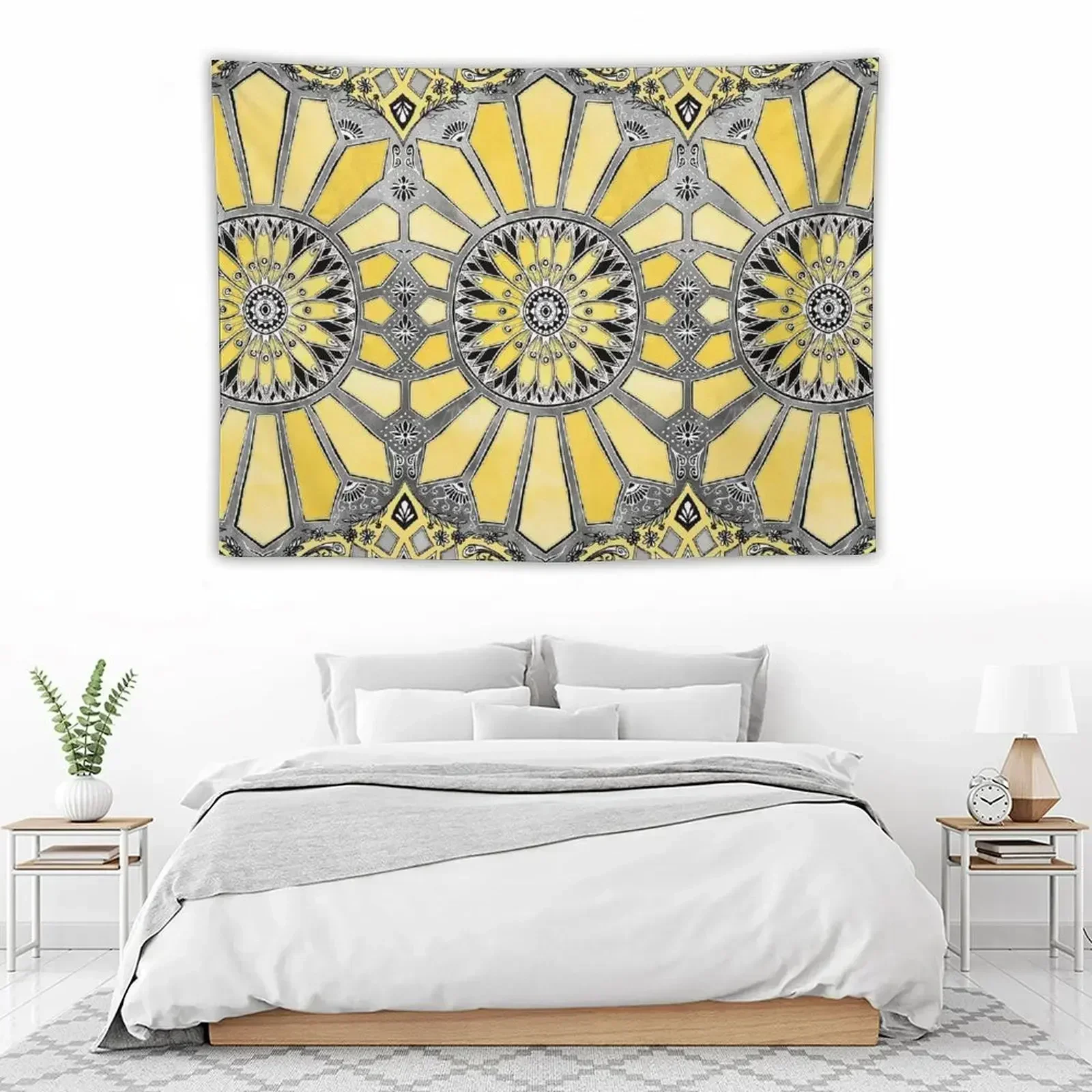 Sunny Yellow Radiant Watercolor Pattern Tapestry Bed Room Decoration Cute Room Decor Tapestry
Sunny Yellow Radiant Watercolor Pattern Tapestry Bed Room Decoration Cute Room Decor Tapestry