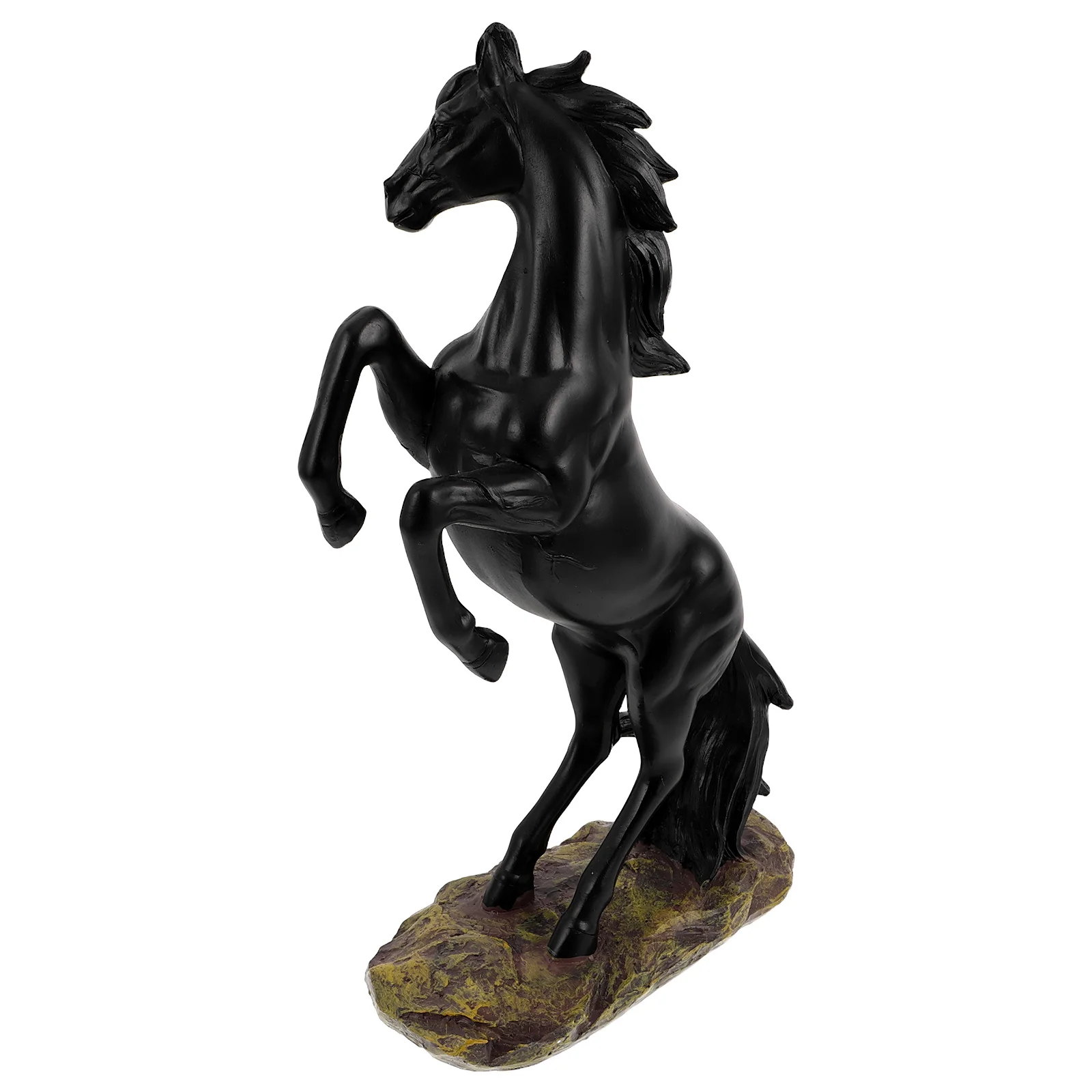 Bionic Crafts Decorative Statue Realistic Design Fighting Horse Black Animal Office Resin Tabletop Home Decor European Style
Bionic Crafts Decorative Statue Realistic Design Fighting Horse Black Animal Office Resin Tabletop Home Decor European Style