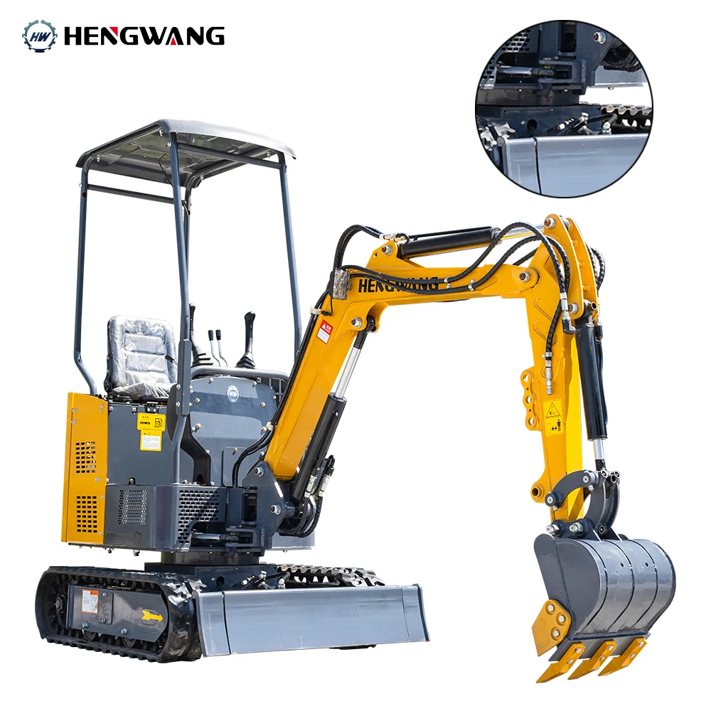 HW-15C Mini Excavator 1 Ton Excavator Equipment Small Digger For Farm Work And Construction 1000KG EPA US Stock Free Shipping
HW-15C Mini Excavator 1 Ton Excavator Equipment Small Digger For Farm Work And Construction 1000KG EPA US Stock Free Shipping