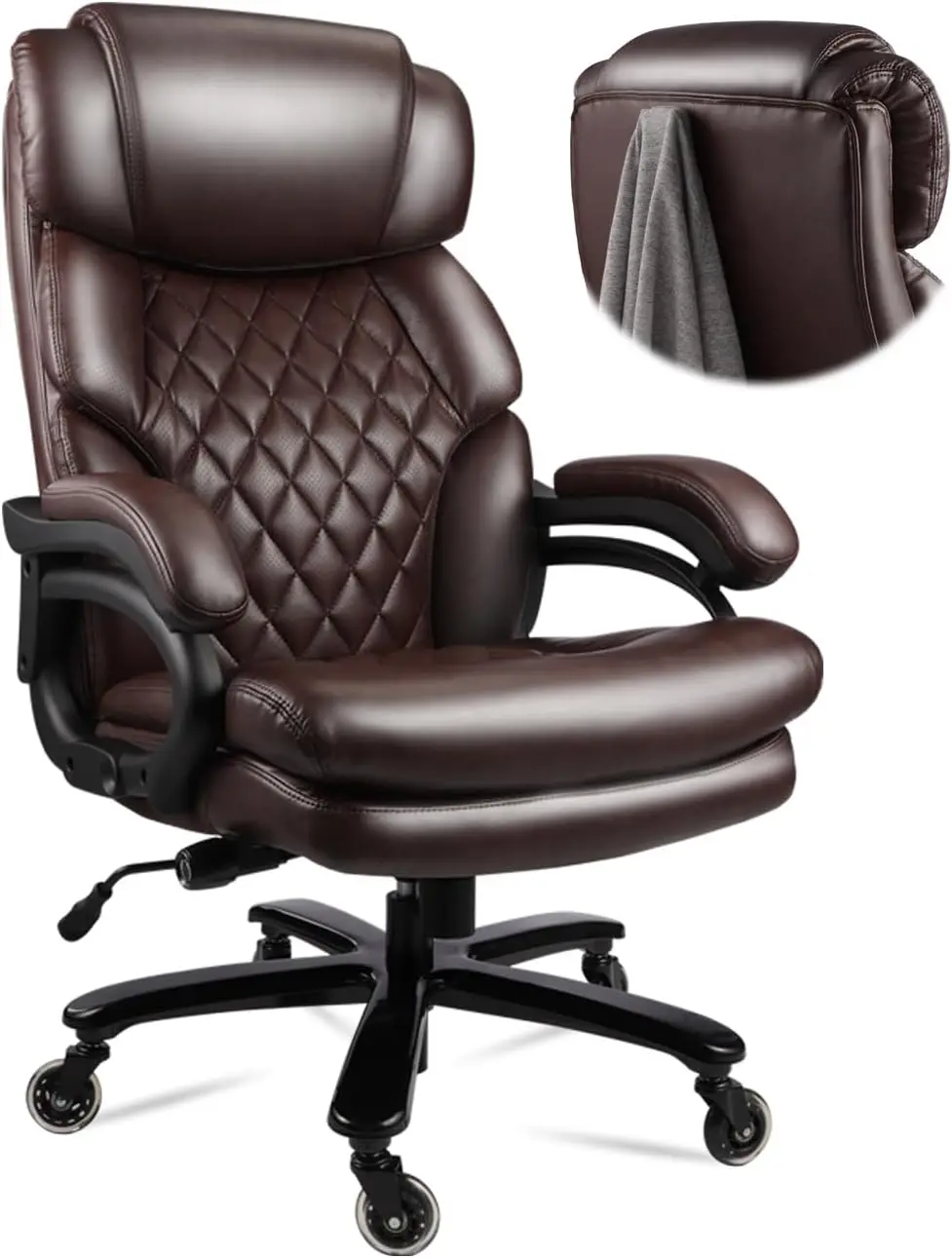 400lbs Big and Tall Office Chair Wide Spring Seat Executive Office Chair for Heavy People Home Office Desk Chair with Heavy Duty
400lbs Big and Tall Office Chair Wide Spring Seat Executive Office Chair for Heavy People Home Office Desk Chair with Heavy Duty