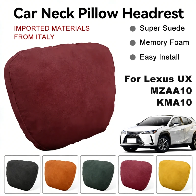 Italy Suede Car Neck Rest Pillow For Lexus UX MZAA10 KMA10 Seat Head Neck Support Cushion Auto Interior Accessories
Italy Suede Car Neck Rest Pillow For Lexus UX MZAA10 KMA10 Seat Head Neck Support Cushion Auto Interior Accessories