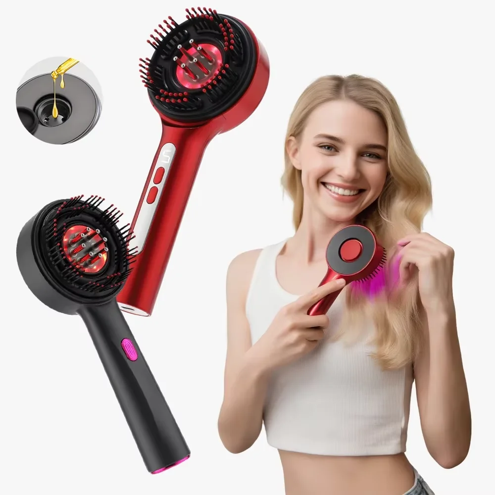 Electric Head Massager Hair Growth Comb Scalp Relax Massager LED Light Therapy Anti Hair Loss Scalp Brush Liquid Oil Applicator
Electric Head Massager Hair Growth Comb Scalp Relax Massager LED Light Therapy Anti Hair Loss Scalp Brush Liquid Oil Applicator