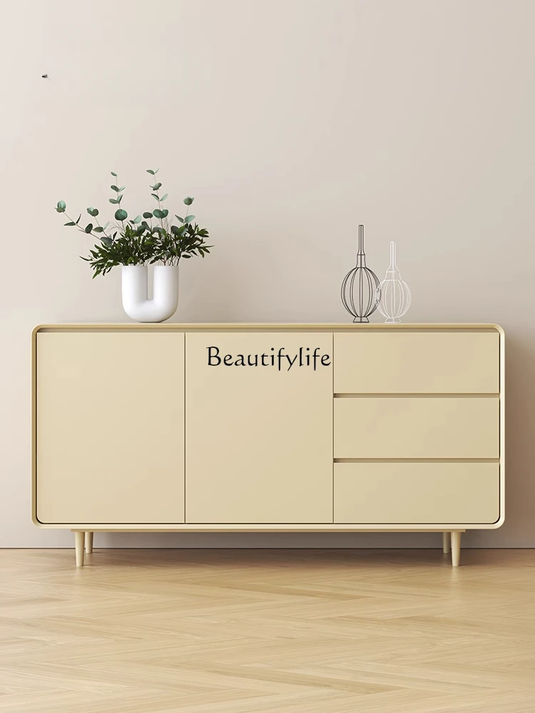 Solid wood dining side cabinet Modern simple living room Home storage storage cabinet
Solid wood dining side cabinet Modern simple living room Home storage storage cabinet