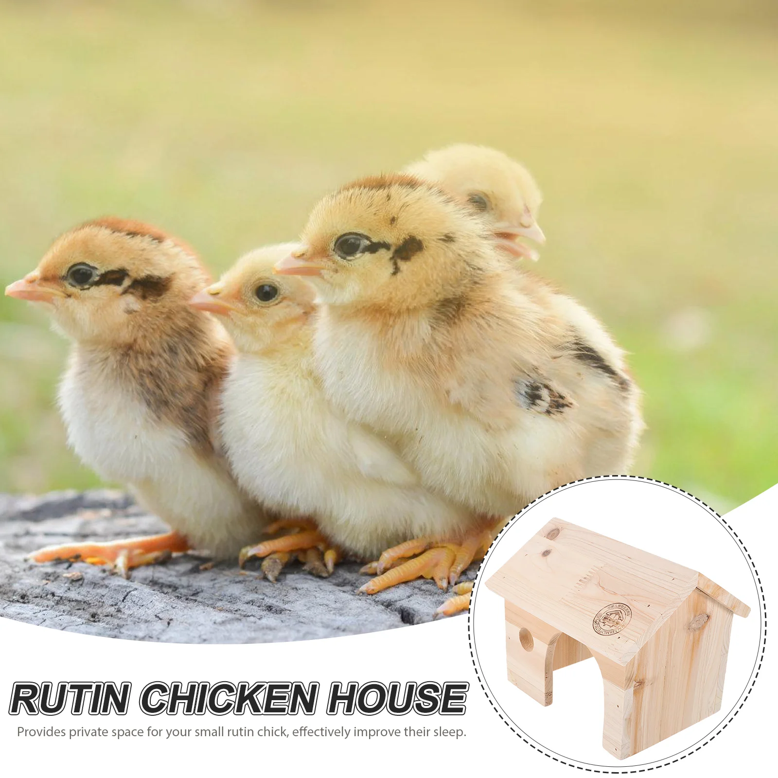 Rutin Chicken Feeding House Wood Hideout Baby Chick Playground Hamster Climbing Toy Pet Supply Durable Design Easy Clean Private
Rutin Chicken Feeding House Wood Hideout Baby Chick Playground Hamster Climbing Toy Pet Supply Durable Design Easy Clean Private