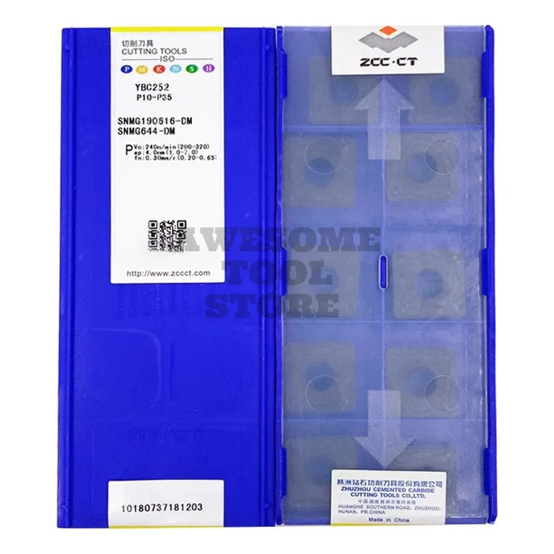 ZCCCT Original SNMG190616-DM Carbide Insert Metalworking YBC251 YBC252 Turning Tool for Enhanced Precision And Efficiency
ZCCCT Original SNMG190616-DM Carbide Insert Metalworking YBC251 YBC252 Turning Tool for Enhanced Precision And Efficiency
