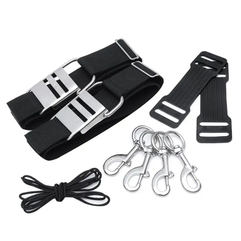 AEF6-1Set Technical Diving Sidemount Harness BCD Backplateless Scuba Diving Accessory Set Heavy Duty Stainless Steel + Nylon
AEF6-1Set Technical Diving Sidemount Harness BCD Backplateless Scuba Diving Accessory Set Heavy Duty Stainless Steel + Nylon