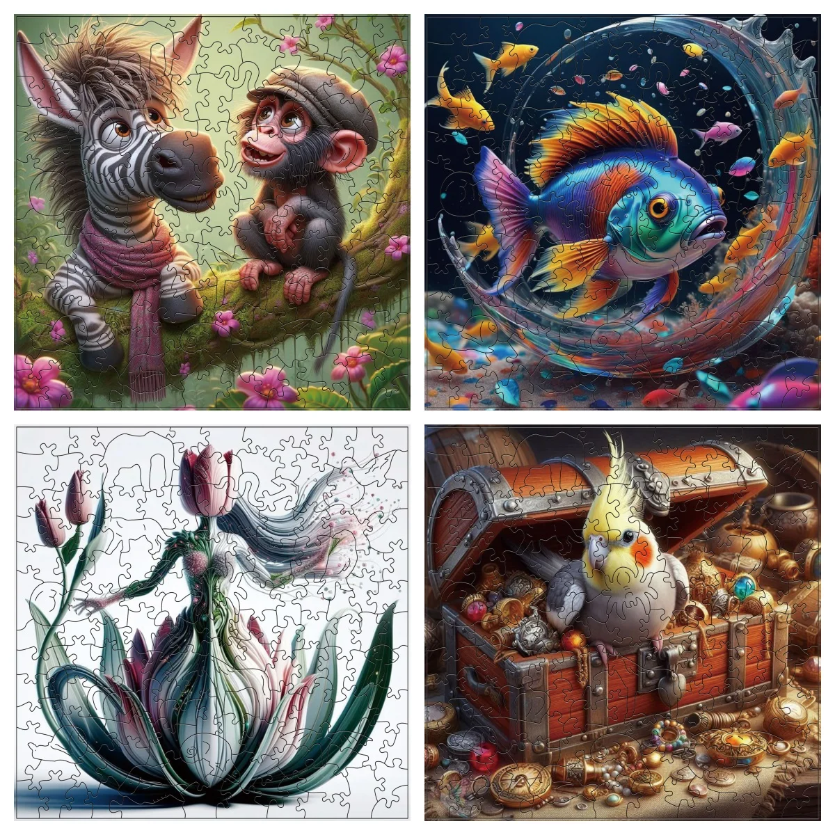 ZFX DeerMonkey Zebra Clow Dragon Bird Animal Puzzles Unique Shape High Quality Jigsaw Puzzle Wooden Puzzle Best Gift For Child
ZFX DeerMonkey Zebra Clow Dragon Bird Animal Puzzles Unique Shape High Quality Jigsaw Puzzle Wooden Puzzle Best Gift For Child