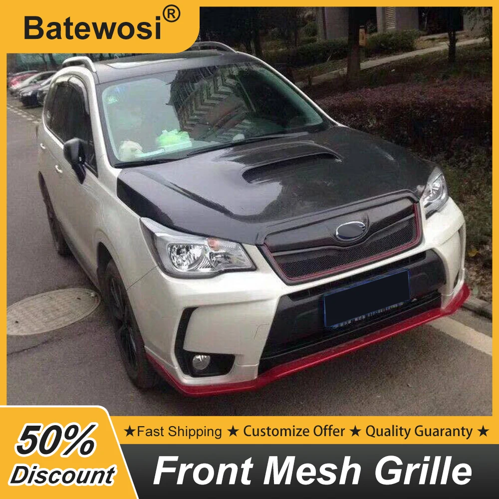 For Subaru Forester 4th 2013 14 15 16 17 Car Front Mesh Grille Carbon Fiber Material WRC Style Racing Grills Exterior Decorate
For Subaru Forester 4th 2013 14 15 16 17 Car Front Mesh Grille Carbon Fiber Material WRC Style Racing Grills Exterior Decorate